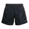 Sportsbadehose med logoapplikasjon for menn, svart
