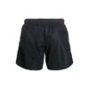 Sportsbadehose med logoapplikasjon for menn, svart