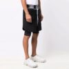 Sportsshorts med aktivt pilemønster, svart