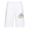 Sportsshorts med logotrykk Hvit
