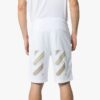 Sportsshorts med logotrykk Hvit