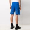 Sportsshorts med logotrykk, slim fit-versjon, blå
