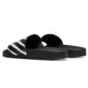 Spray Stripe Slider «Black White»