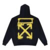 Sprayed Arrow Hoodie «Black»