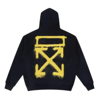 Sprayed Arrow Hoodie «Black»