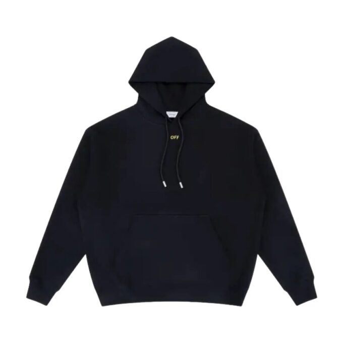 Sprayed Arrow Hoodie «Black»