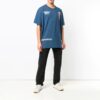 SS19 99 Sommer Oversize-skjorte i bomull med grafisk trykk