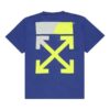 SS19 Arrows Oversize T-skjorte med korte ermer «Blue Neon Green»