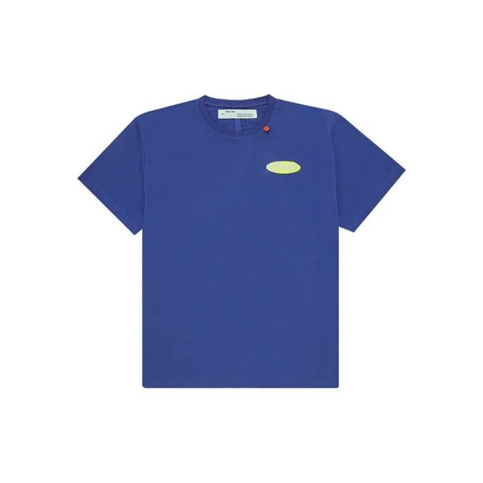 SS19 Arrows Oversize T-skjorte med korte ermer «Blue Neon Green»