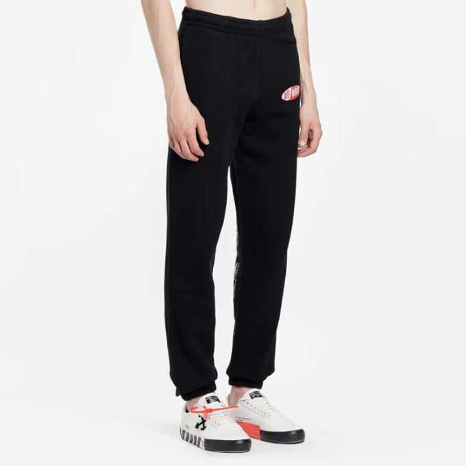 SS19 Bukser med stripet logotrykk