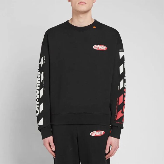 SS19 Diagonal genser med rund hals