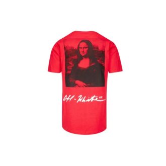 SS19 Herre-T-skjorte med Mona Lisa-logo, normal passform