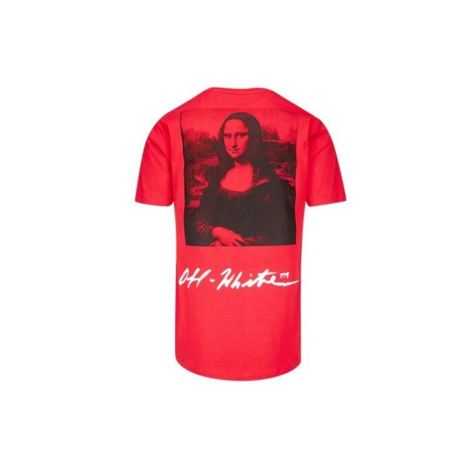 SS19 Herre-T-skjorte med Mona Lisa-logo, normal passform
