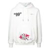 SS19 Hvit genser med graffititrykk