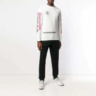 SS19 Impressionism Arrows Sketch Rundhalset genser for menn