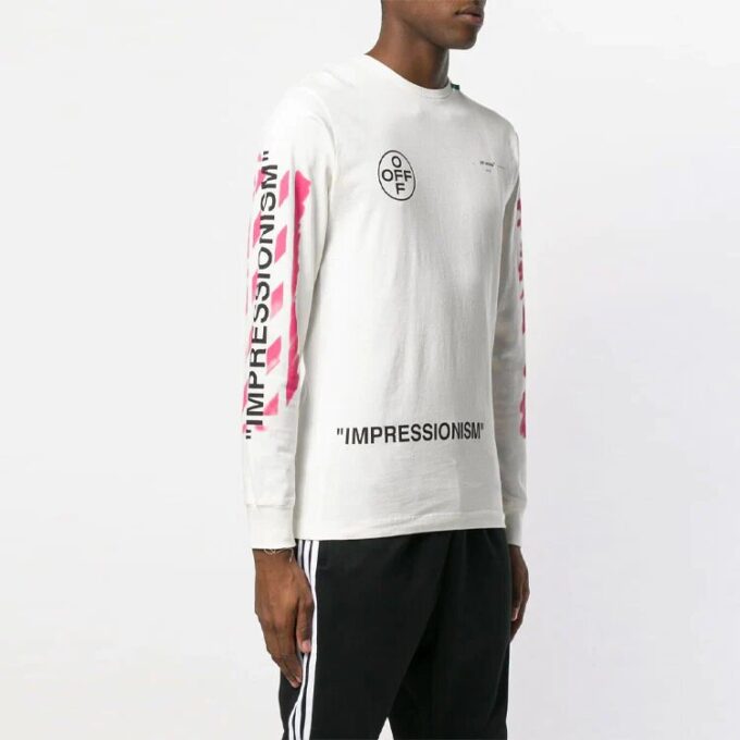 SS19 Impressionism Arrows Sketch Rundhalset genser for menn