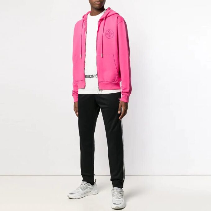 SS19 Logo-hettejakke for menn, rosa
