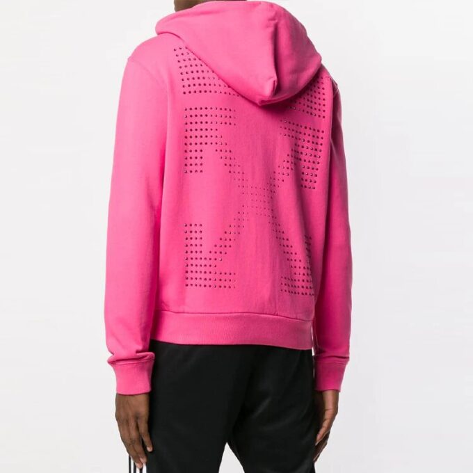 SS19 Logo-hettejakke for menn, rosa