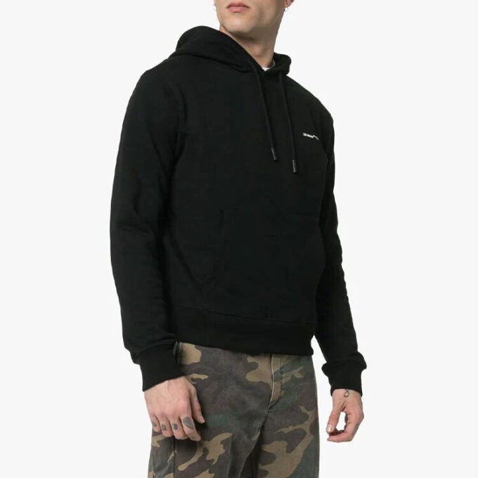 SS19 Logo Slim Hoodie «Svart»