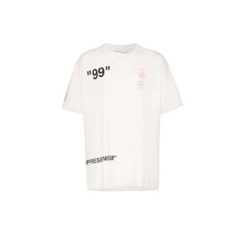 SS19 Oversize-T-skjorte med kort erme og 99-logo på ryggen