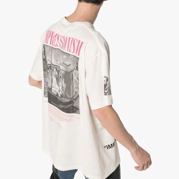 SS19 Oversize-T-skjorte med kort erme og 99-logo på ryggen