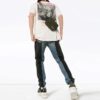 SS19 Oversize-T-skjorte med kort erme og 99-logo på ryggen