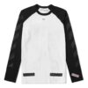 SS19 raglanermer Colorblock Arrows Langermet Vanlig versjon Hvit