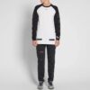 SS19 raglanermer Colorblock Arrows Langermet Vanlig versjon Hvit