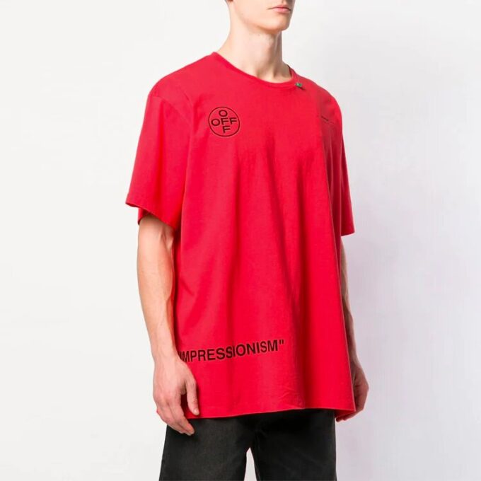 SS19 Rundhalset street-stil, ensfarget bomull, korte Shorts