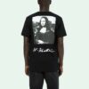 SS19 T-skjorte med korte ermer for menn, Mona Lisa, normal passform