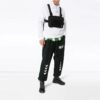 SS19 Trykk Snøring Trykk Bomullsfleece Herre Hvit