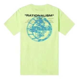 SS20 3D Rationalism Print Kortærmet Fluorescerende