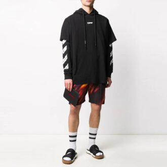 SS20 Airport Tape Herre-hettegenser med lange ermer