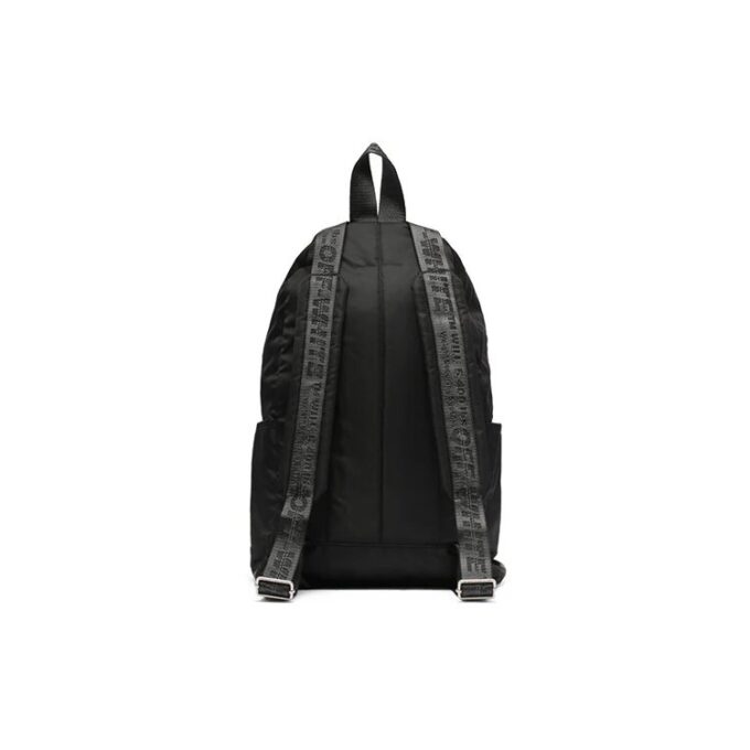 SS20 Airport Tape Svart ryggsekk Arrow Print Ryggsekk Svart