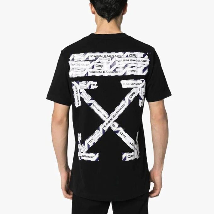 SS20 Back Arrows Sketch kortærmet herre-T-skjorte med logo, normal passform