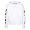SS20 Caravaggio Arrow Slim Zipped for menn, hvit
