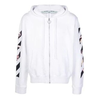 SS20 Caravaggio Arrow Slim Zipped for menn, hvit
