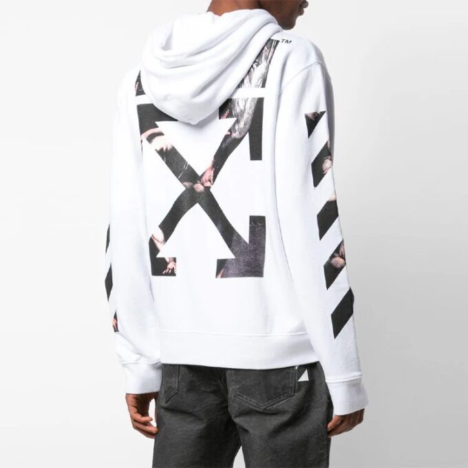 SS20 Caravaggio Arrow Slim Zipped for menn, hvit