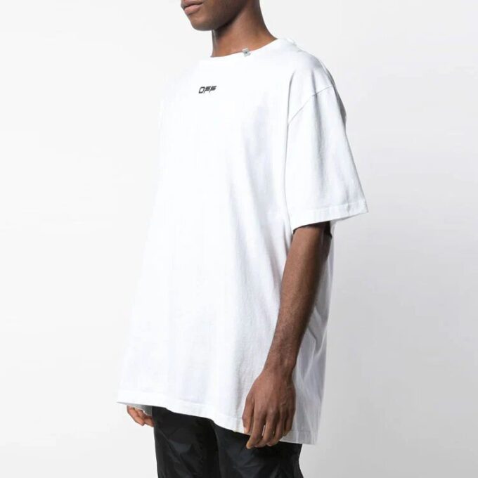 Caravaggio Square SS Over Tee &laquo;Hvit Svart&raquo;