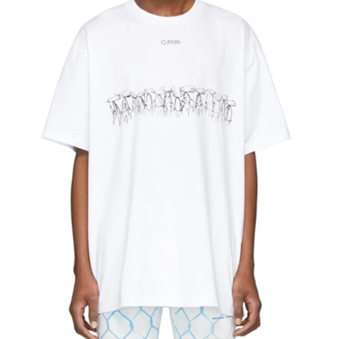 SS20 Futura Atoms Fargerike Arrows-logo Oversize kort ermet