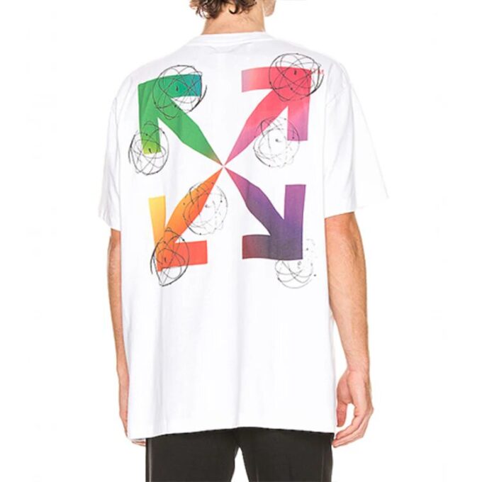 SS20 Futura Atoms Fargerike Arrows-logo Oversize kort ermet