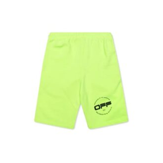 SS20 Herre bomull 3D-bermudashorts med blyantmønster, fluorescerende