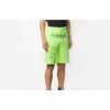 SS20 Herre bomull 3D-bermudashorts med blyantmønster, fluorescerende