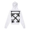 SS20 Hvit Oversized-genser med spraymaling