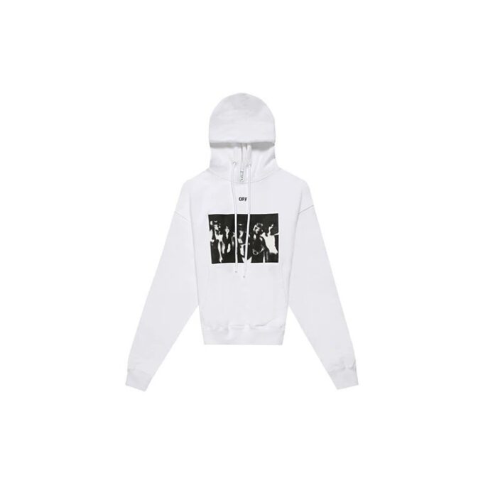 SS20 Hvit Oversized-genser med spraymaling