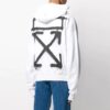 SS20 Hvit Oversized-genser med spraymaling