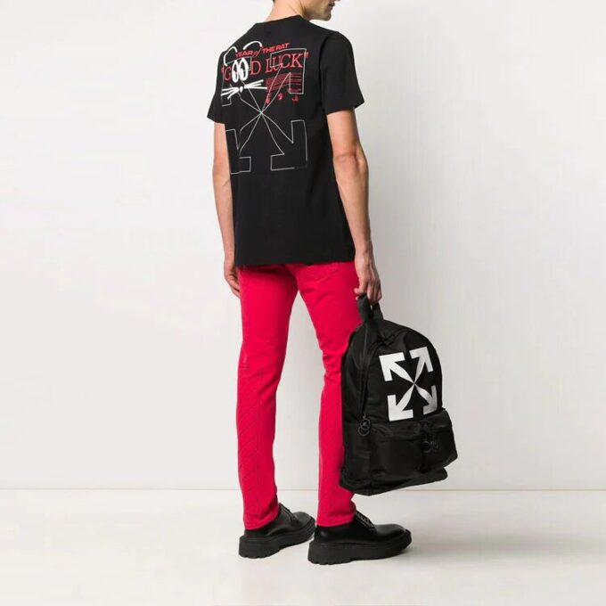 SS20 Lunar New Year-trykk, rund hals, kort erme