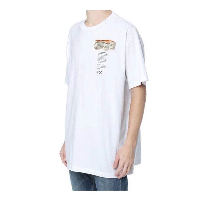 SS20 Rationalism-trykk, kortærmet, oversized