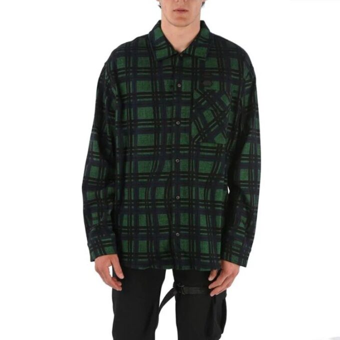 SS20 rutete flanellskjorte