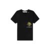 SS20 Svart bomulls-T-skjorte med symboler, kort ermet, herre, logo, normal passform